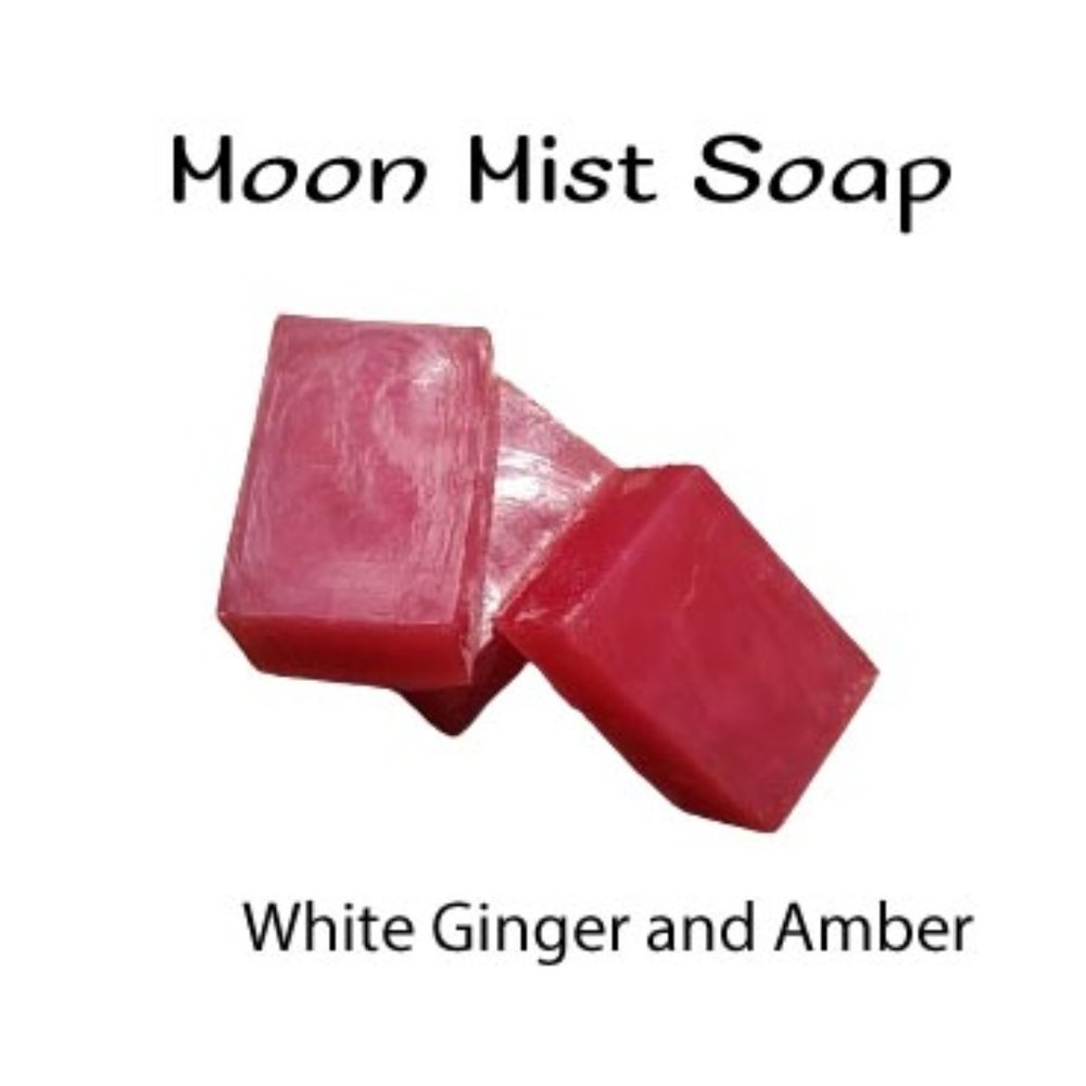 White Ginger and Amber Handmade Homemade Bar Soap 6 ounce